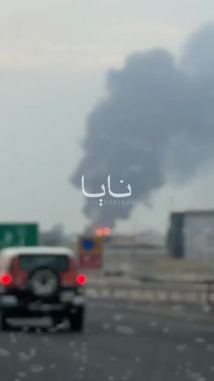 ببینید| آتش‌سوزی گسترده در پالایشگاه نفت باپکو در بحرین