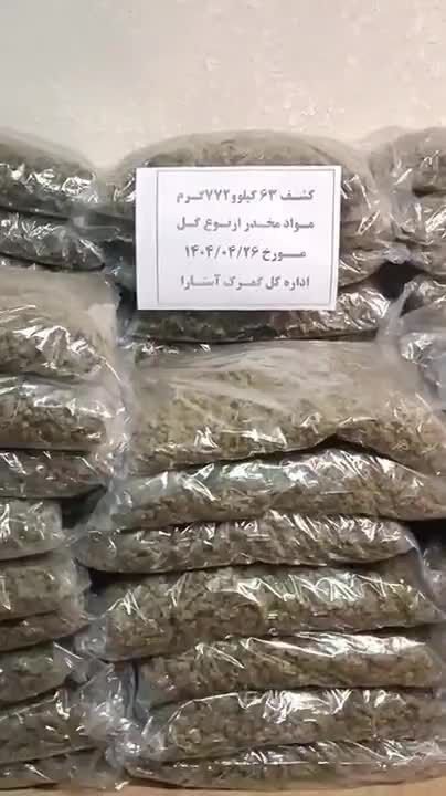 ببینید| کشف ۶۳ کیلو گل در محموله فلفل دلمه‌ای