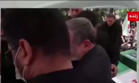 ببینید| حضور سید عباس عراقچی در مراسم تشییع شهدا