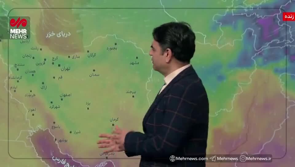 ببینید | ۵ مرکز استان کشور دیشب دمای زیر صفر داشتند