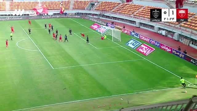 ببینید| گل اول فولاد به پرسپولیس
