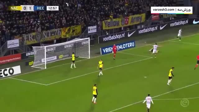 ببینید| گلزنی علیرضا جهانبخش برای هیرنفین مقابل بردا با شوت تماشایی