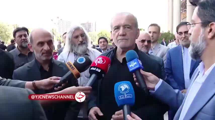 ببینید| رئیس‌جمهور: با شعار دادن مشکلی حل نمی‌شود