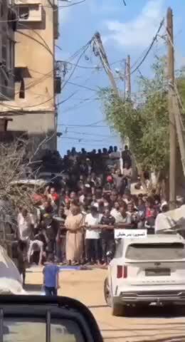 ببینید| اولین نماز جمعه در نوار غزه پس از آتش‌بس