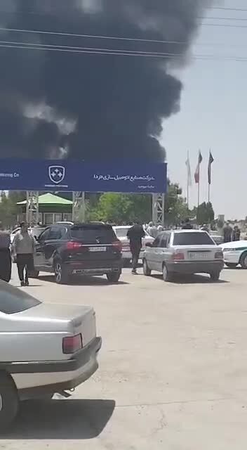 ببینید| حمله موشکی اسرائیل به کارخانه فردا موتورز در بروجرد: خسارات گسترده و تلفات جانی