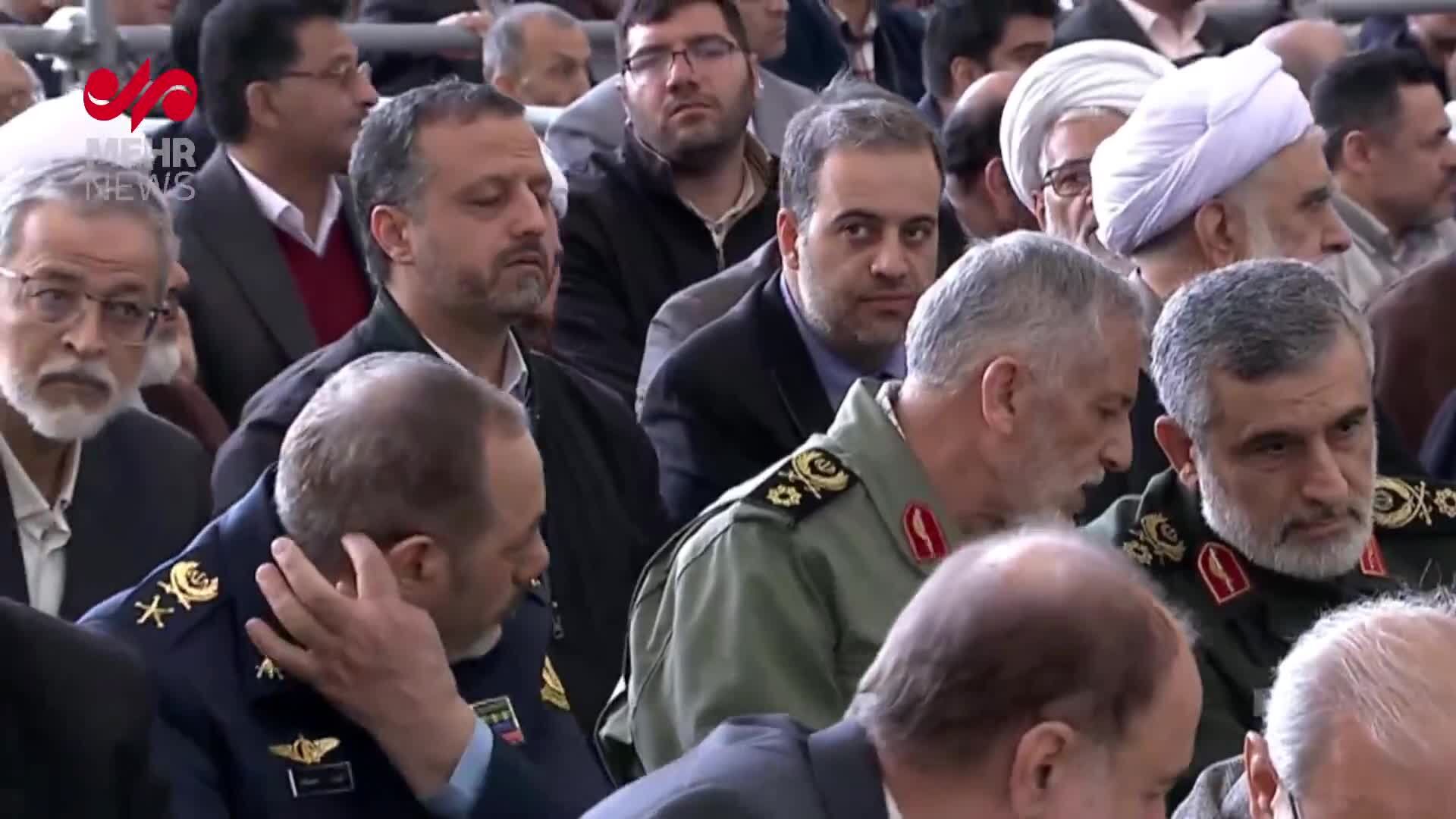 ببینید| حضور مقامات کشوری در صف نماز عید فطر مصلی تهران