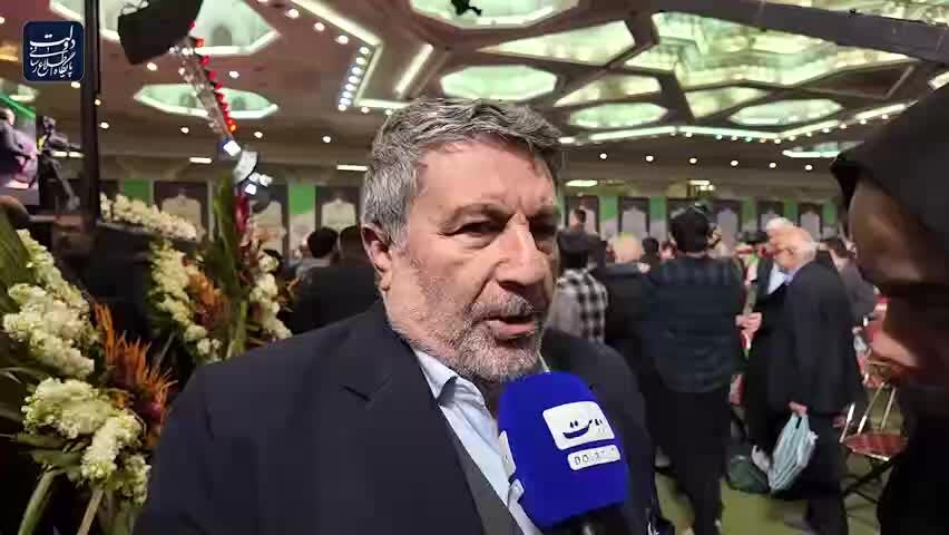 ببینید/ قدردانی رئیس شورای اطلاع‌رسانی دولت از برگزارکنندگان مراسم چهلم شهدا و جانباختگان حوادث دی‌ماه