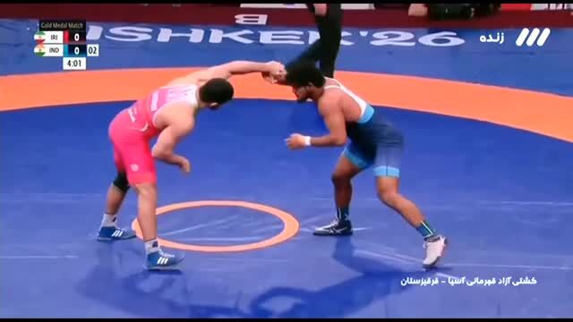 ببینید| کشتی کامران قاسمپور در فینال