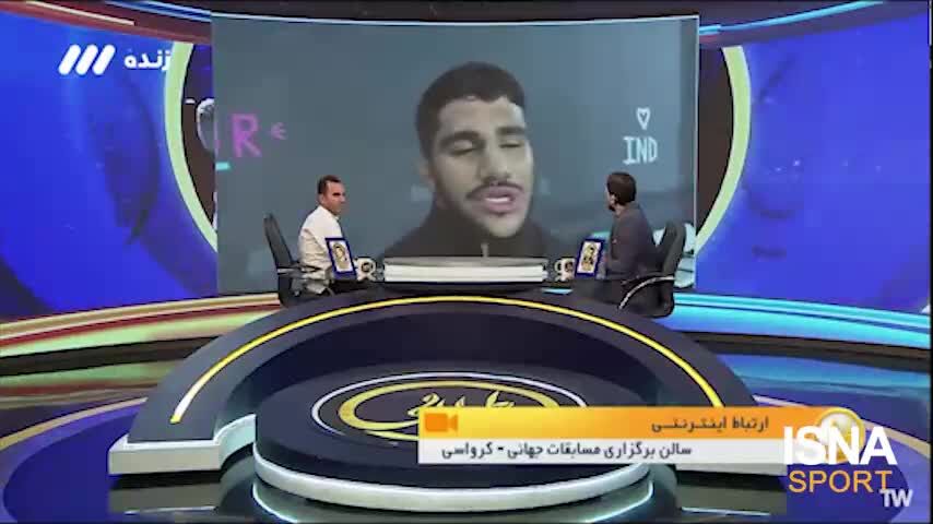 ببینید| صحبت‌های غلامرضا فرخی پس از کسب نشان طلای جهانی