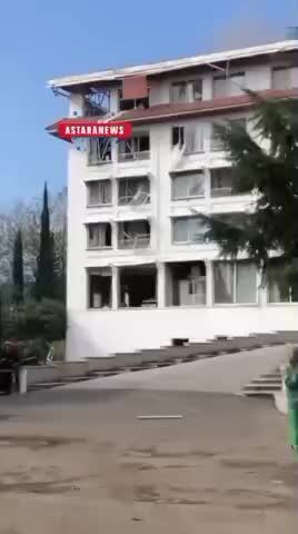 ببینید| فیلمی از محل حادثه انفجار در آستارا