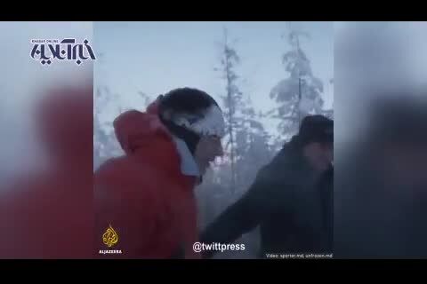 مسابقه دو در دمای منفی 60 درجه + ویدئو