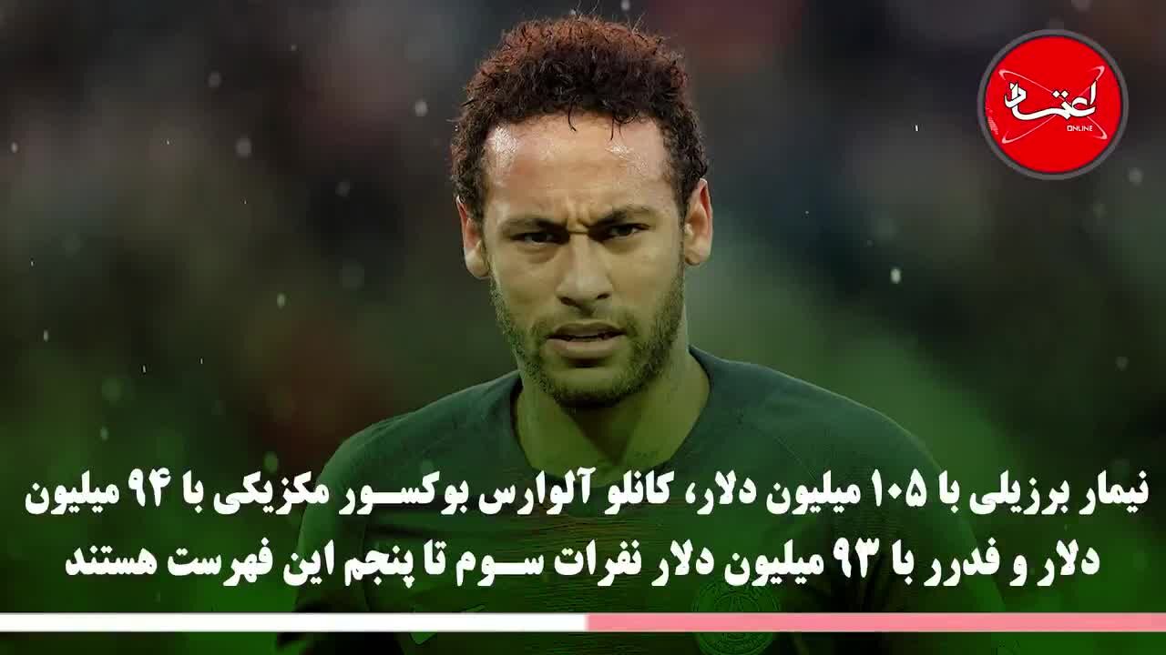 نگاهی به لیست پردرآمدترین ورزشکاران جهان