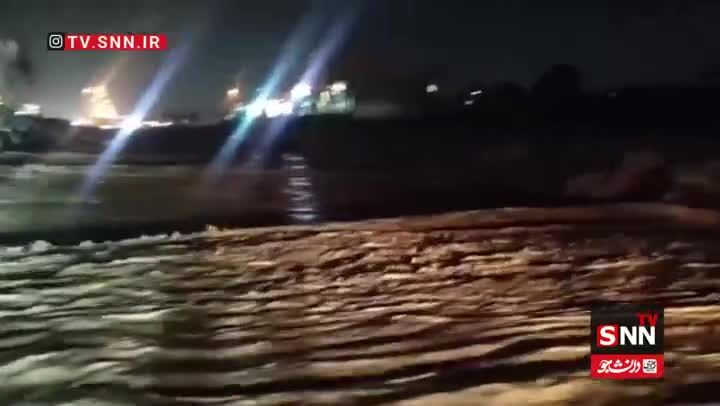 ببینید| بارندگی شدید و خروش رودخانه‌‌ها دراستان کرمان 