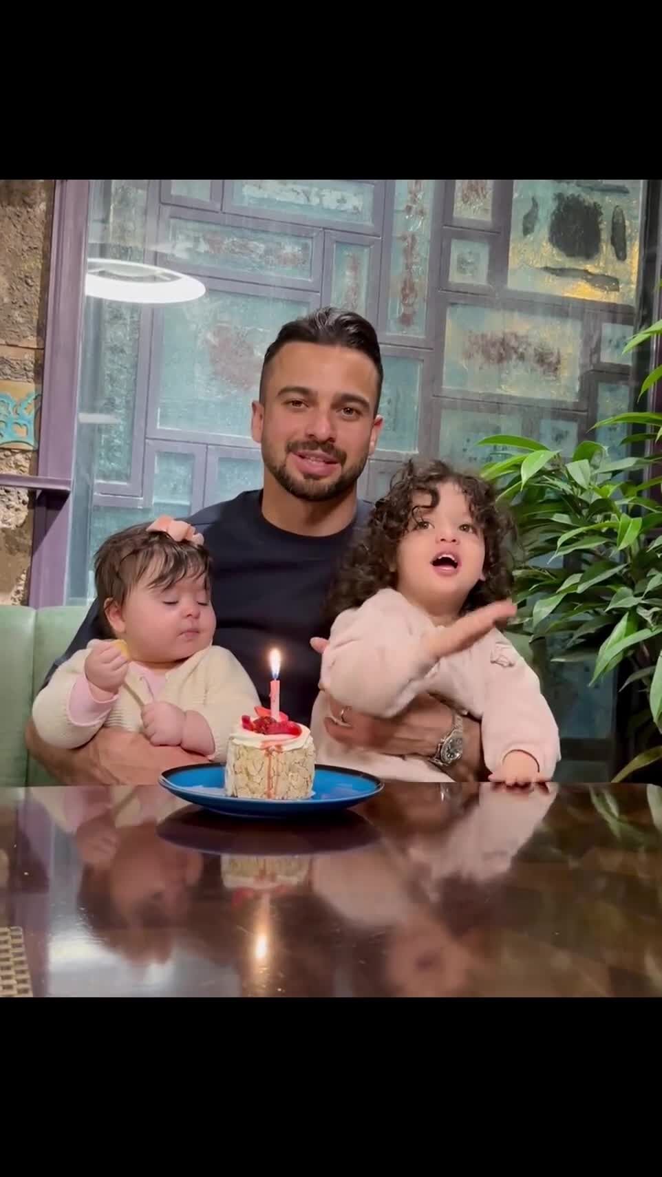 جشن تولد ساده ستاره پرسپولیس به همراه دو دختر بانمکش + ویدئو