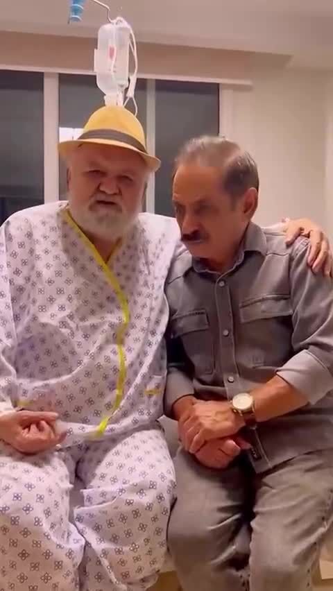 ببینید | جدیدترین ویدئو از اکبر عبدی در بیمارستان