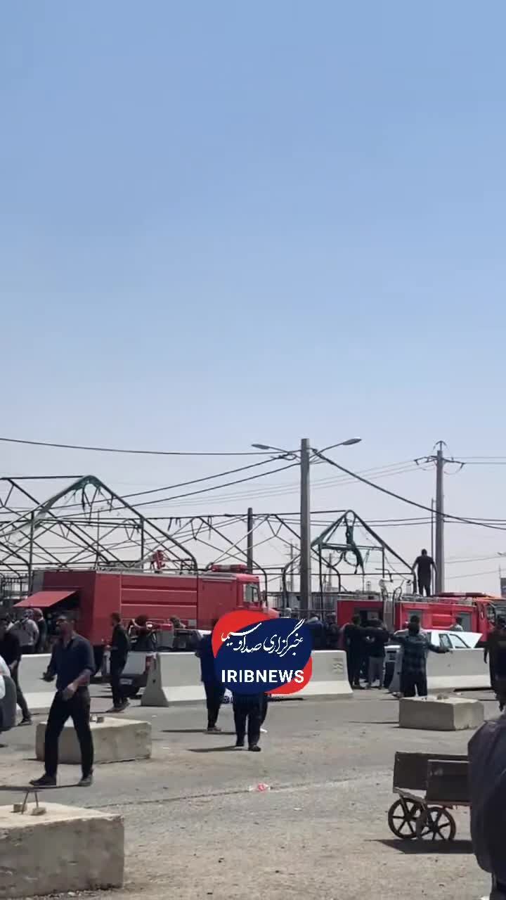 ببینید| آخرین وضعیت مرز مهران بعد از مهار آتش‌سوزی