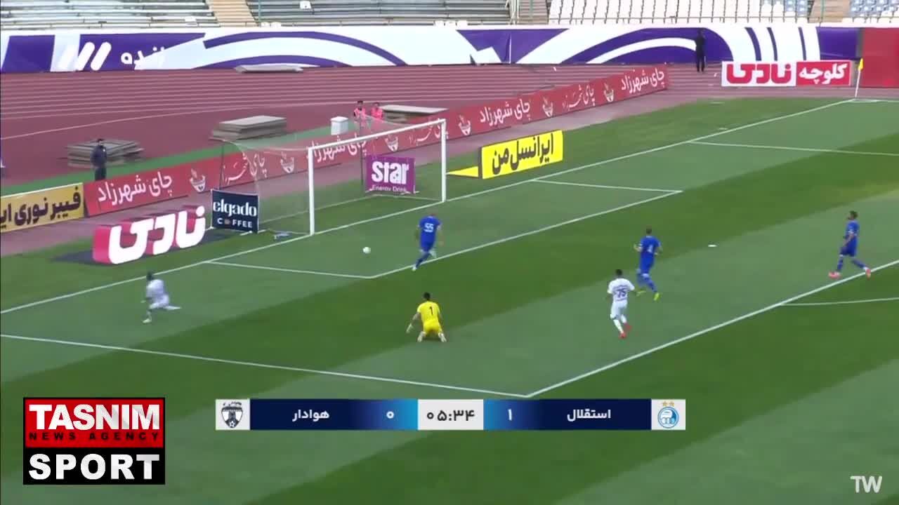 ببینید| گل اول هوادار به استقلال توسط داریوش شجاعیان