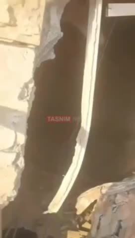 ببینید| تخریب یک ساختمان در عکا پس از حمله حز‌ب‌الله