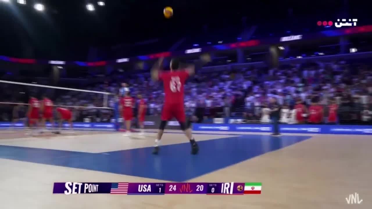 خلاصه والیبال ایران 0 - 3 آمریکا | لیگ ملت‌های 2026