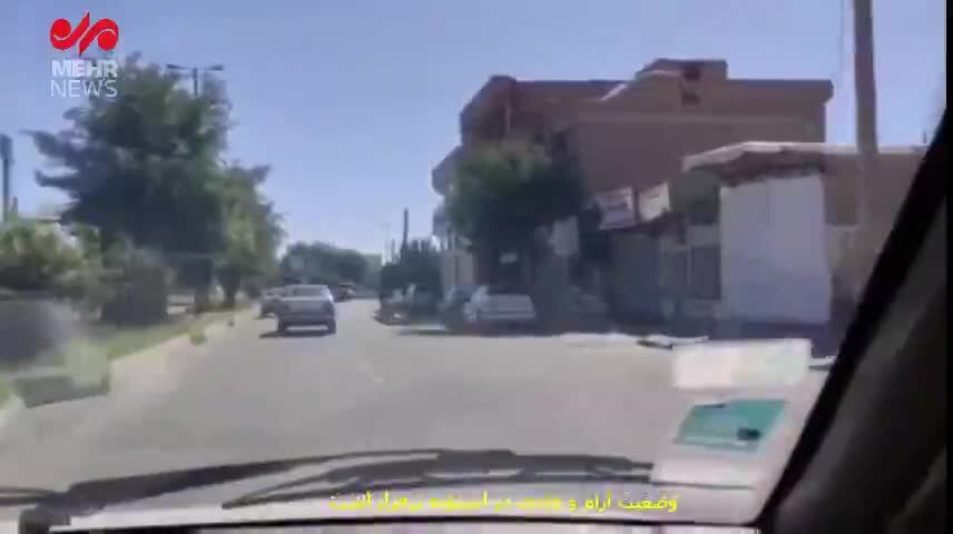اولین ویدئو از داخل شهر اشنویه بعد از اعتراضات+ تصاویر