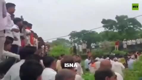 ببینید| ریزش ساختمان یک مدرسه در هند