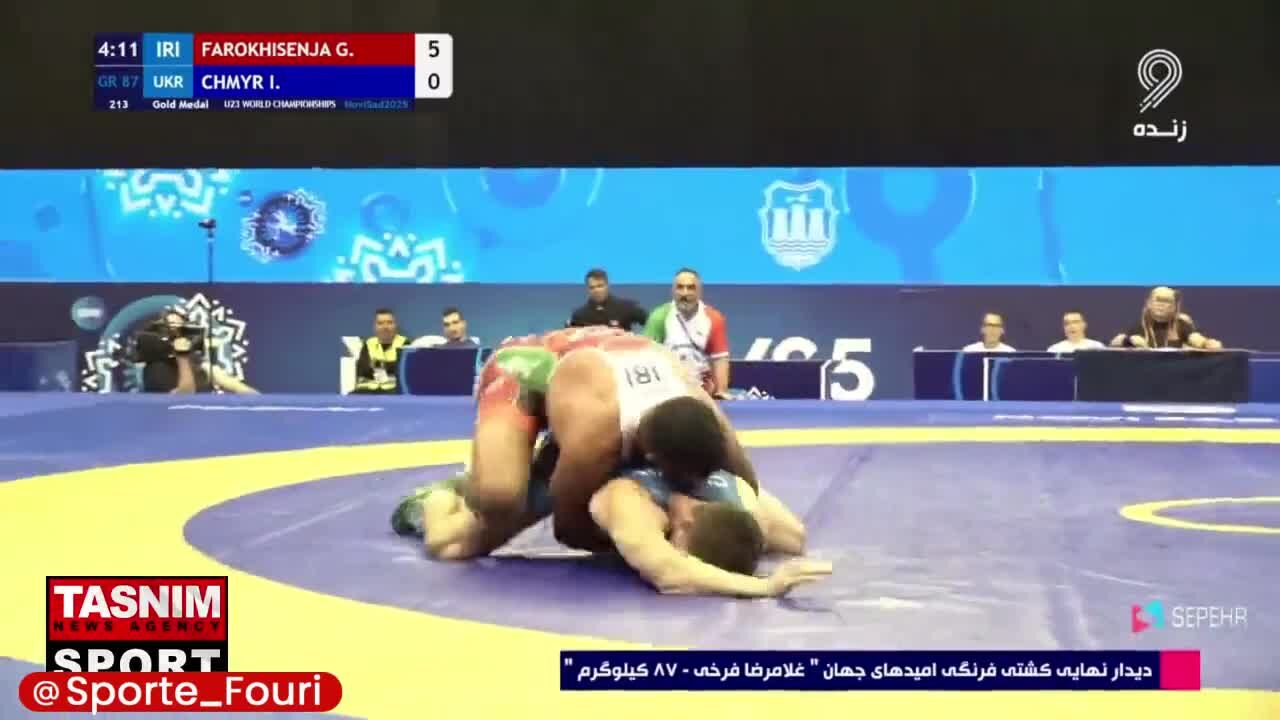 ببینید| پدیده کشتی فرنگی ایران قهرمان امیدهای جهان شد