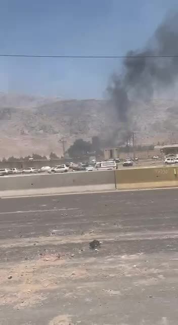 ببینید| لحظاتی قبل از انفجار در پادگان امام حسن کرمانشاه 
