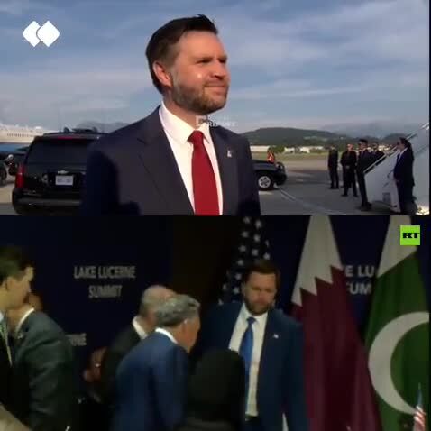 ببینید| خبرنگار خطاب به معاون ترامپ: بی‌توجهی و سلام‌ندادن وزیرخارجهٔ ایران به شما، توهین‌آمیز بود؟ این کار عمدی بود؟