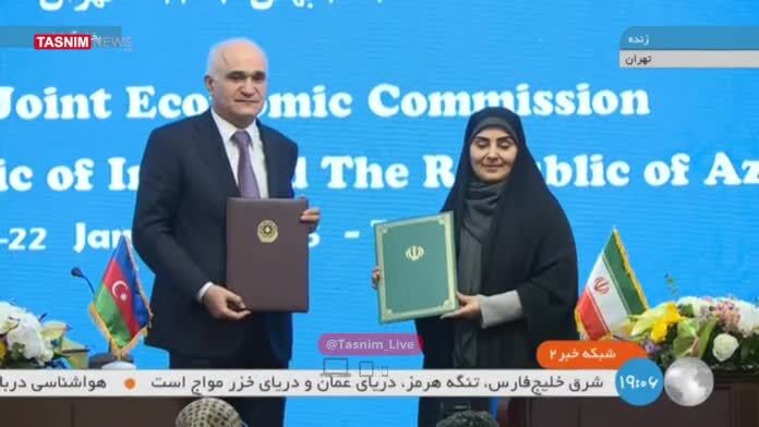 ببینید| امضای تفاهم‌نامه‌های همکاری بین ایران و آذربایجان