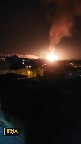 ببینید| اولین ویدئو از انفجار خط انتقال گاز سراسری کشور