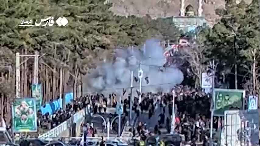 ببینید| انتشار ویدئویی دیده نشده از انفجار اول حادثه تروریستی کرمان
