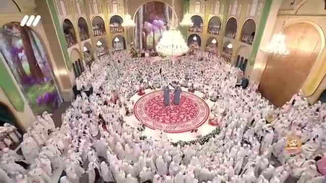 ببینید | جوگیری عجیب دو طلبه در برنامه حسینیه معلی