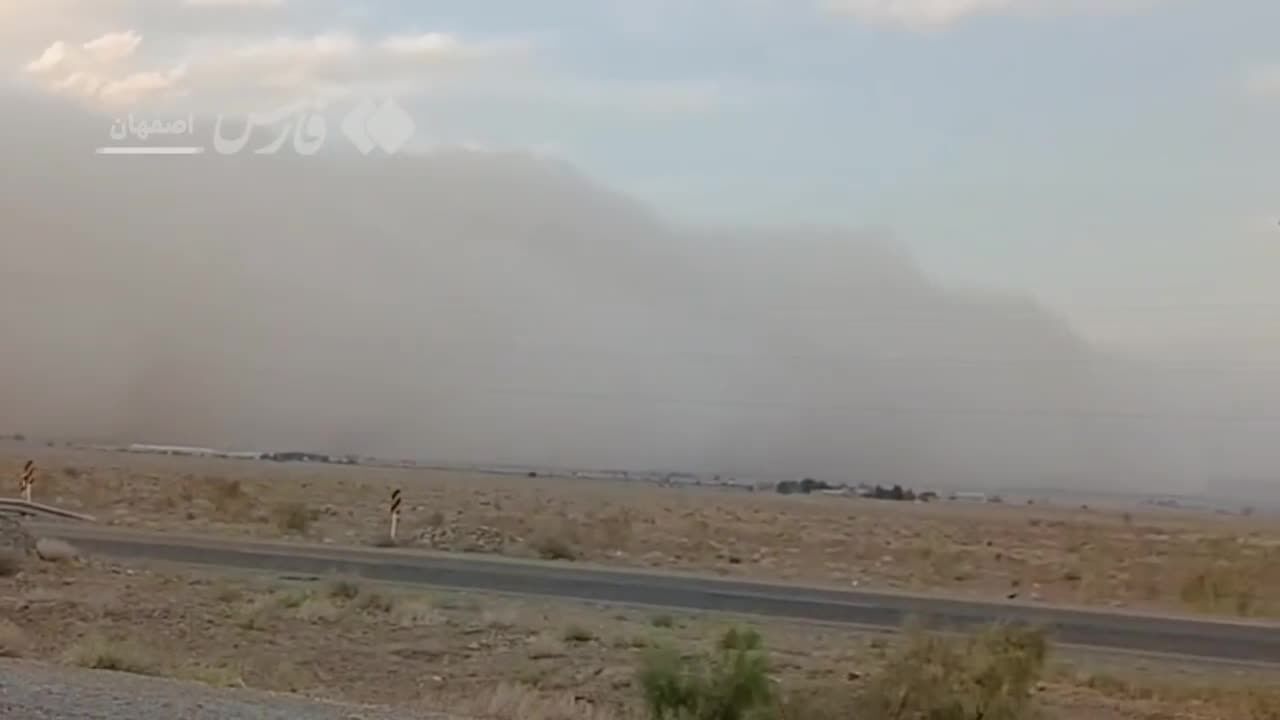 ببینید| طوفان کاشان و آران‎وبیدگل را درنوردید