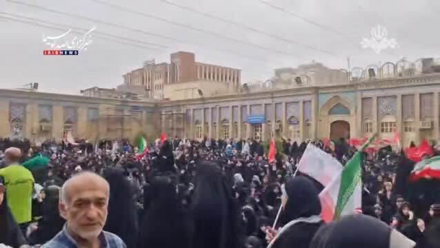 ببینید| تصاویری از مراسم بزرگداشت خانواده امام شهید در یکی از صحن‌های حرم عبدالعظیم حسنی(ع)