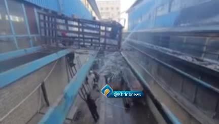ببینید| حریق مهیب در انبار پنبه مشهد